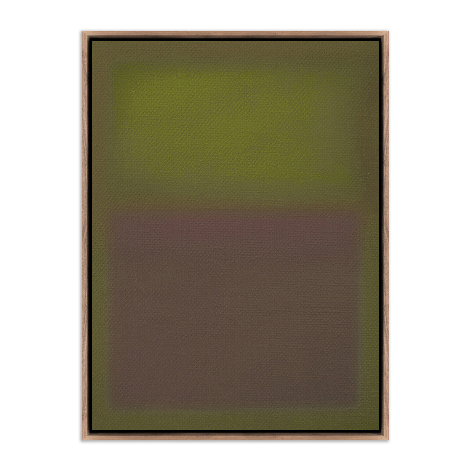 Composition Deep by Charles Stuart, 24" H x 18" W x 2" D, Dark Brown, Green