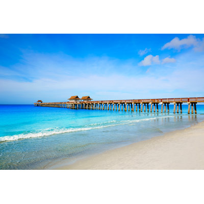 Naples Beach - Wrapped Canvas Photograph