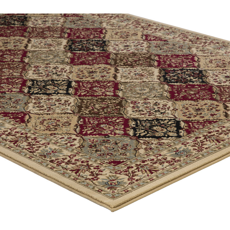 Bitner Geometric Indoor Rug, Rectangle 3'11" x 5'5"