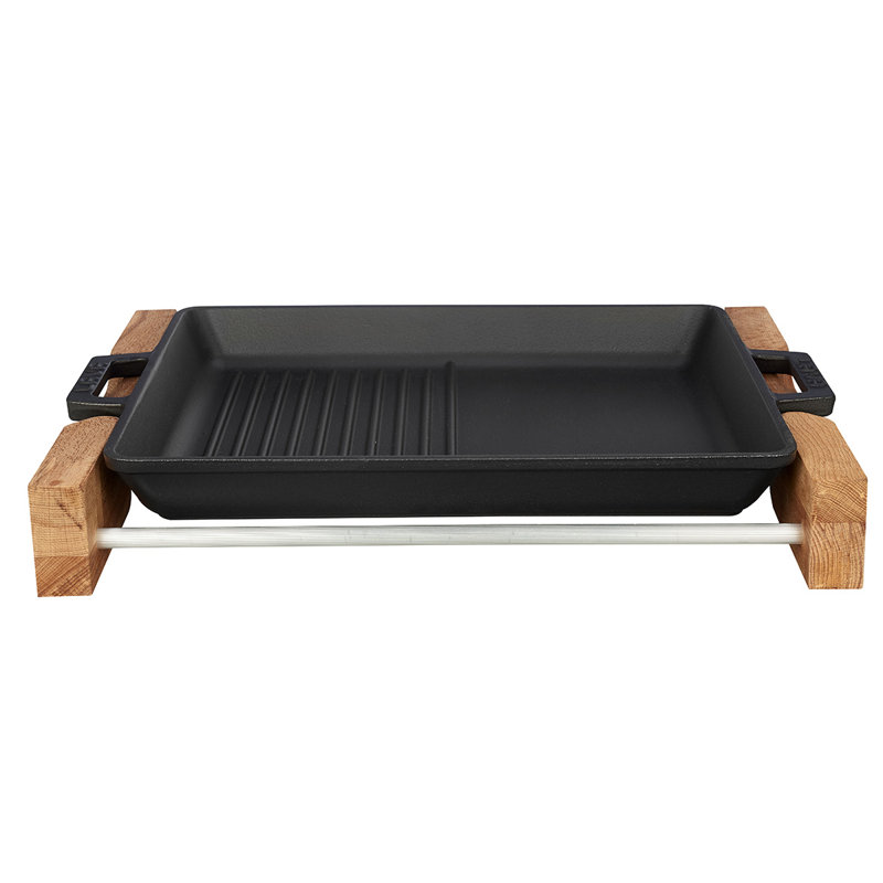 Moule à gril rectangulaire en bois pour lave canada