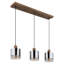 Daryel 3 - Light Walnut Pendant