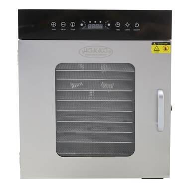 Yescom Food Dehydrator 10-Tray Stainless Steel Commercial 1200W