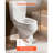 Raised Toilet Seat, 300 lbs Load Capacity, 3.5-Inch Lift Height, Commode Elevated Toilet Seat Riser with Enlarged Opening for Seniors, Elderly, Handicap, Disabled, Adults, Fits Elongated Bowl