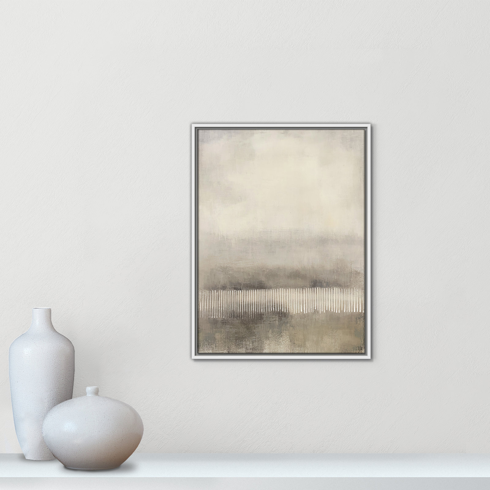 Balanced Silence I Print by Irena Orlov, 25.5" H x 19.5" W, White Floater
