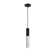 Lacey 1 Smart LED Pendant RGB/TW Starfish Enabled Matte Black with K9 Bubble Crystal