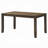 Dexy Dining Table, 59 Inch Rectangular Top, Farmhouse Walnut Brown-120877906