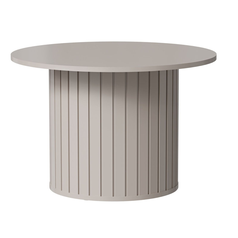 Zante Pedestal Coffee Table, White
