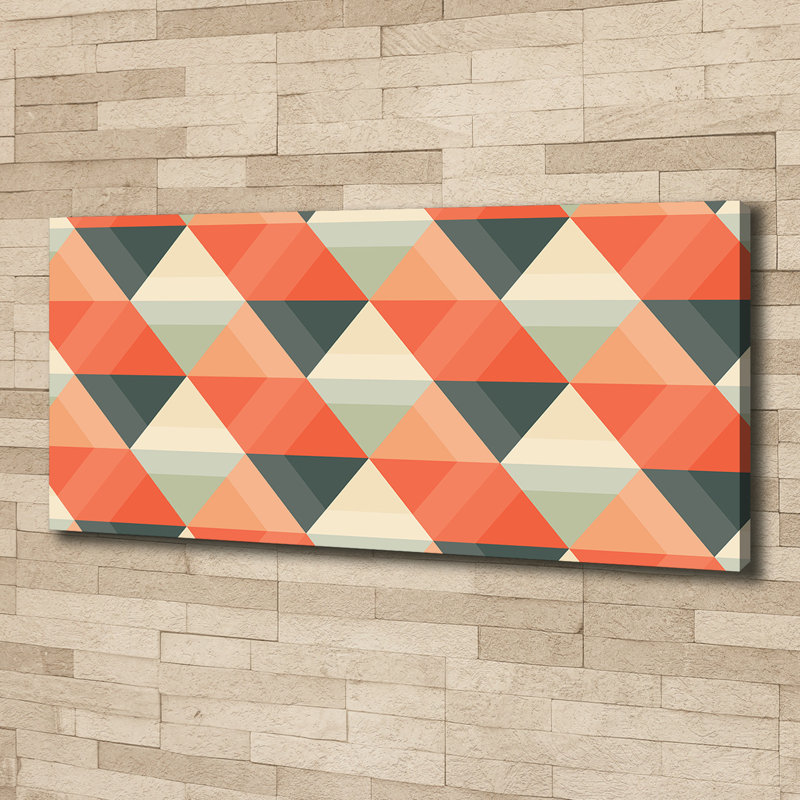 Geometric Background - Wrapped Canvas Print