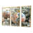 Toile avec cadre flottant or