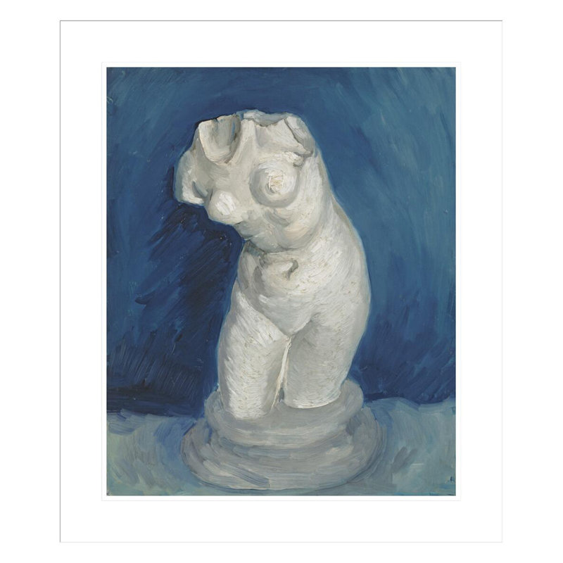 «Torso of Venus» par Vincent van Gogh, impression giclée encadrée, H 27,34 po x l 23,5 po