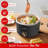 Brentwood 2.5 Liter Multi-Function Electric Hot Pot Cooker in Black