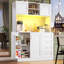 Kitchen Cabinet With Led, 4 Doors And 2 Drawers-123994820