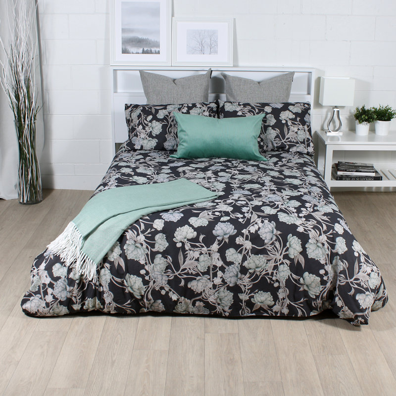 Ensemble de housse de couette 3 pièces Argenide, Housse de couette grand + 2 taies décoratives