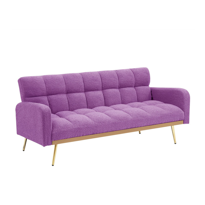 Canapé-lit convertible de 69 po avec futon, Purple