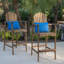 Ensemble de 2 tabourets de bar Adirondack d'extérieur-262643726