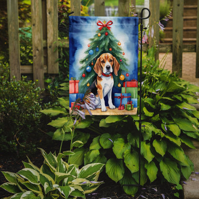 Christmas Reindeer Garden Flag