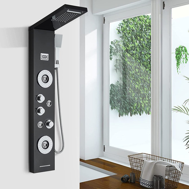 44.48'' Shower Panel with Fixed Shower Head