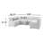 Brandt Upholstered U-Shaped Sectional Symmetrical-444515737-443287492