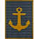 Safe Mooring Striped Yellow Area Rug