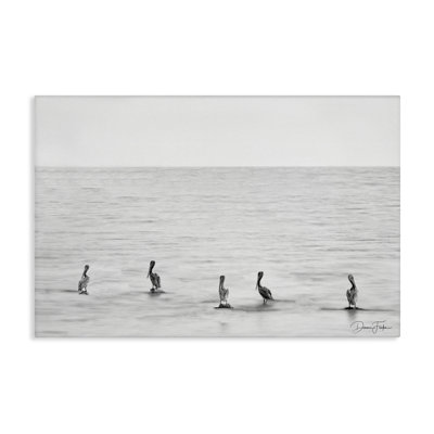 «Pelicans on Shore», art mural par Dennis Frates