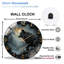 Horloge murale en verre 12 po