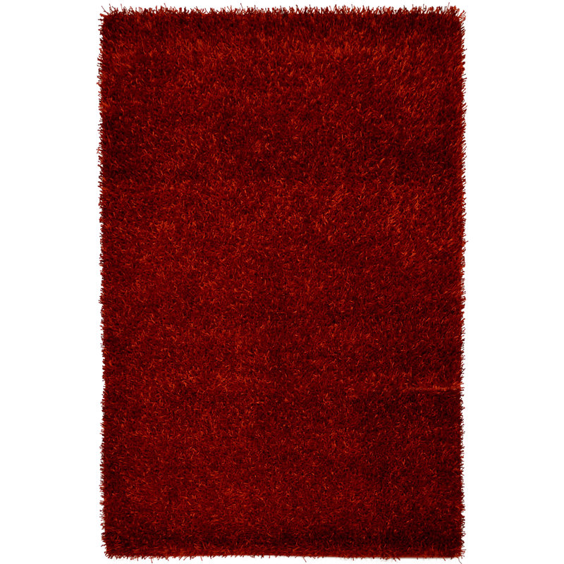 Sikim Solid Colour Hand Woven Shag Area Rug, Rectangle 170 x 240cm