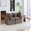 Canapé modulaire surdimensionné de 74,8 po de large avec canapé modulaire True Relax Comfy et sièges larges et profonds-133265043-133265044