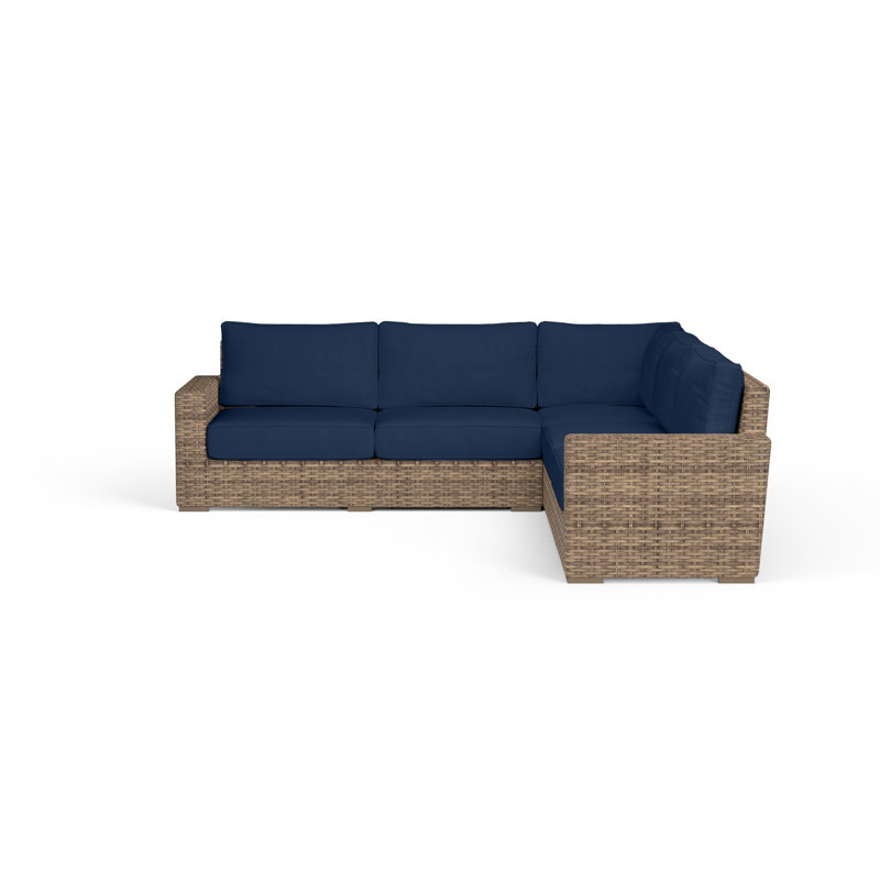 Canapé modulaire avec coussins Havana, Sunbrella® Echo Midnight