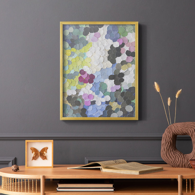Walking through Waddesdon Gardens Framed Print - Solid Wood, 28" H x 22" W