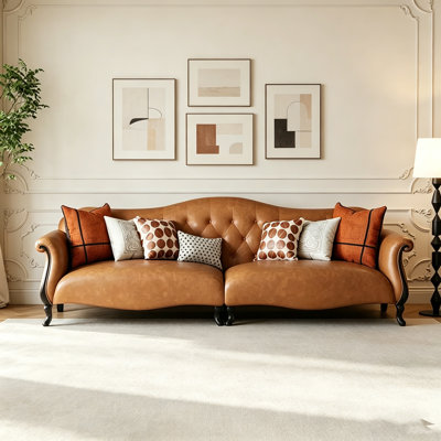 French Simple and Fashionable Cream-style Sofa