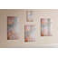 Magnetic Memo Board Whiteboard - 40 x 60cm - Includes Marker and Magnets - Marble
