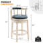 Cuir véritable pivotant Sturdivant-2070195328-2071200474