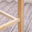 Grey Counter Height Stools (2) - Button Back, Solid Wood Base, Padded Seat For Dining Area Of 2 Comfortable