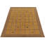 Rug & Kilim’S French Art Deco Rug In Beige-Brown With Gold Square Patterns-1373229221