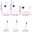 vidaXL LED Reindeers Fabric-1806913907
