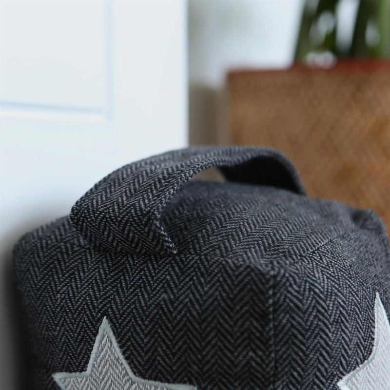 Nicola Spring - Herringbone Door Stop - 16 x 16cm - Star