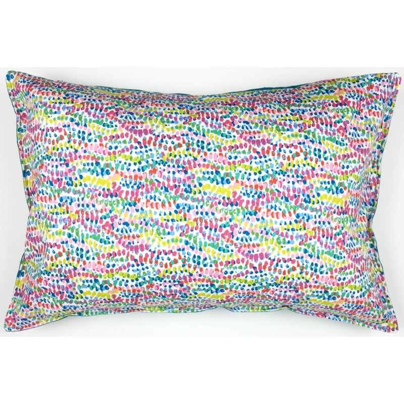 Housse et insert de coussin rectangulaire Vortex Sherbet, Gris