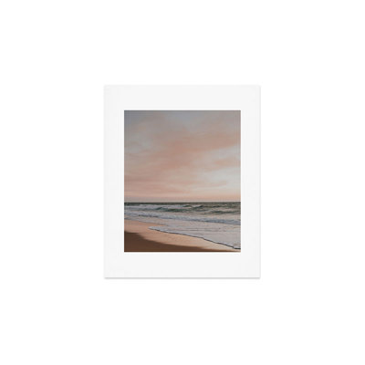 Hello Twiggs Pink Sky Soft Waves Art Print - Unframed
