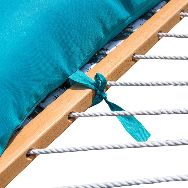 Hamac en tissu matelassé en polyester avec oreiller d'une capacité de 450 lb (sans support)