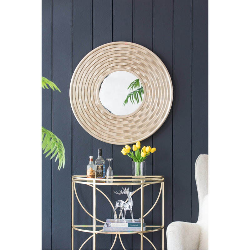 D31.3X2 "Miroir rond, Miroir mural pour la salle de bain