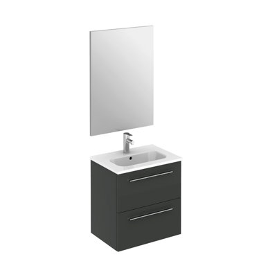 Junell 20'' Single Bathroom Vanity with Ceramic Top