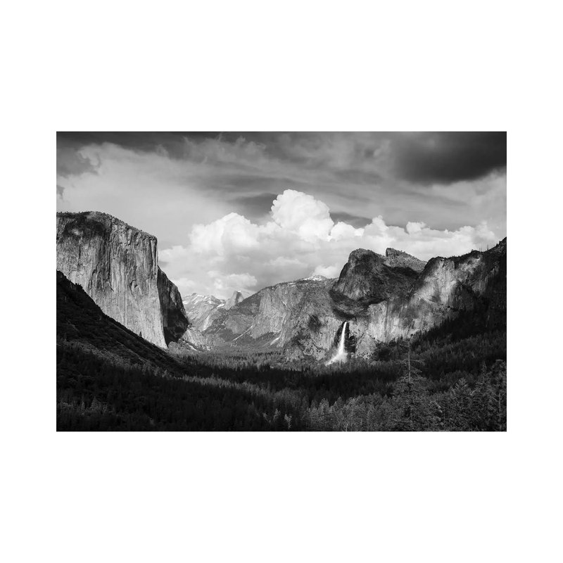«Yosemite Valley From Tunnel View» par Russ Bishop - reproduction de photo sur toile tendue, H 18 po x l 26 po x P 1,5 po
