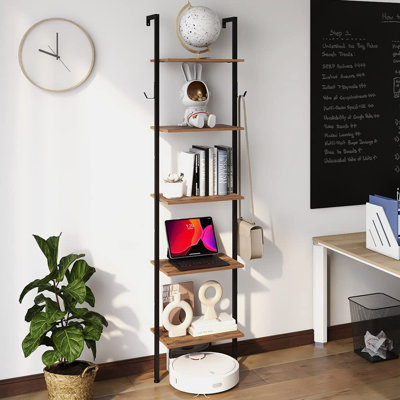 181cm H x 44cm W Metal Etagere Bookcase