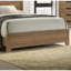 Meuble de chambre simple et grand lit simple classique 1pc noyer / châtaignier brun-1027965396