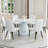 Nerita 4 - Person Pedestal Dining Set-980212824-979823672