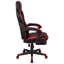 Massaging Adjustable Ergonomic Swivel Computer Gaming Chair with Fully Reclining Back and and Slide-Out Footrest-1978054292