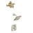 90 Degree Shower Faucet with Rough-in Valve and Posi-Temp-59233643