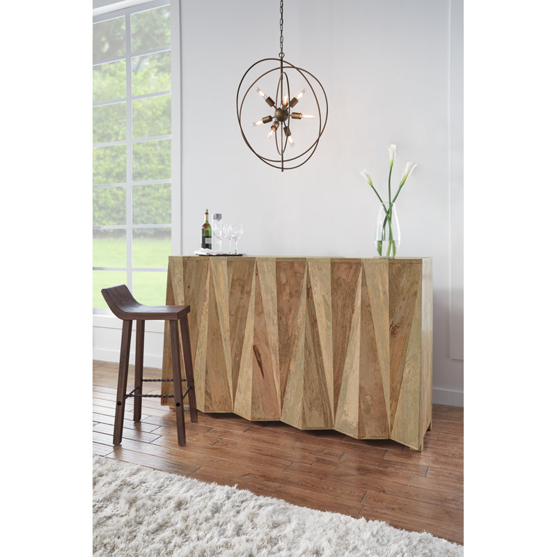 Prism Mango Wood Bar Cabinet