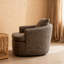 Chaise d'appoint avec structure en métal, chaises de salon rembourrées avec coussins-307276126