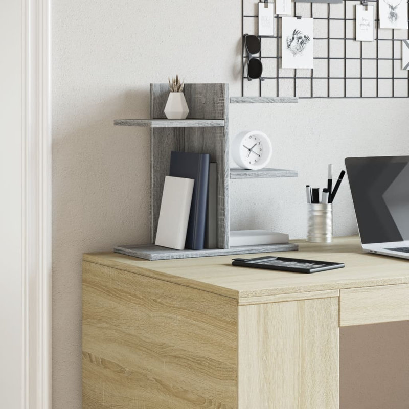 Desk Organiser 42X21.5X42 Cm Engineered Wood, Grey Sonoma